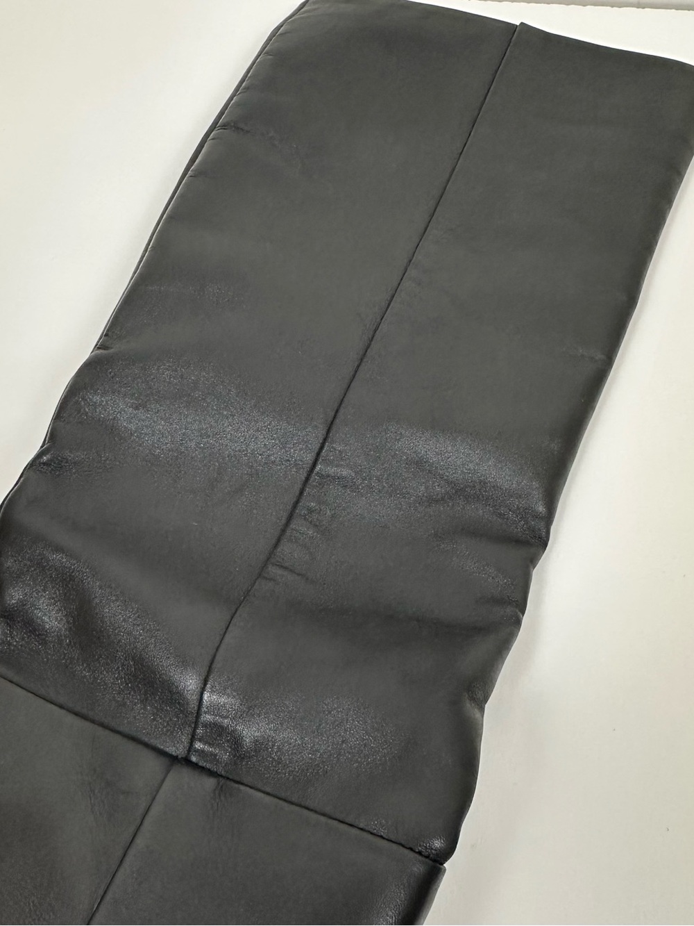 Zara Knee High Block Heel Leather Boot - Picture 4 of 12